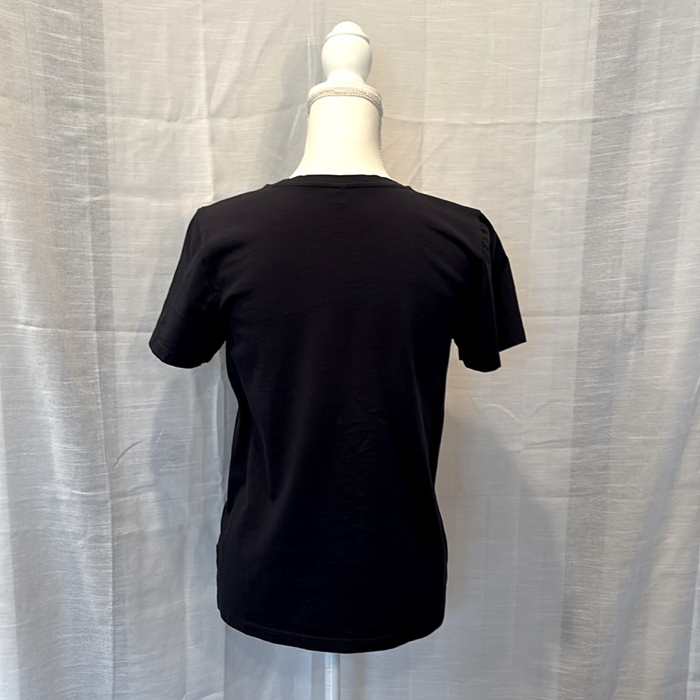 Uniqlo Supima Cotton Crew Neck T-Shirt Size Small Color Navy - Picture 3 of 6